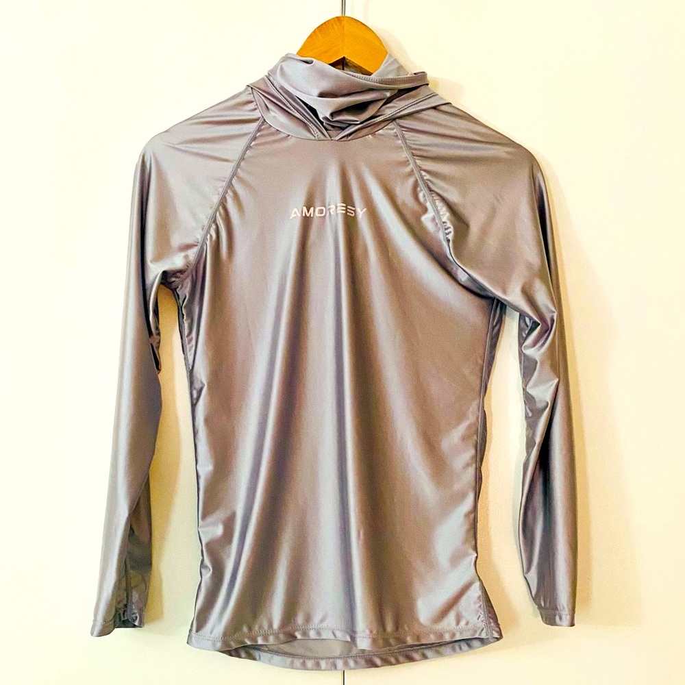 Men Sports Quick-dry Activewear Hoodie Sweatshirt Muscle-Fit XS